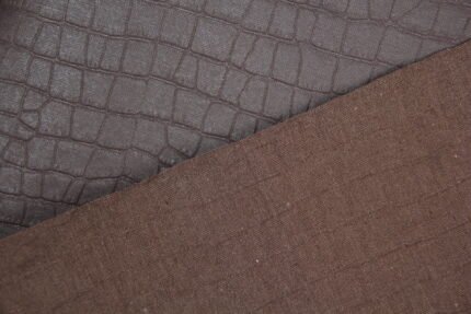 Tomato Leather Brown - Croco Print