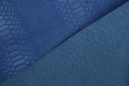 Tomato Leather N. Blue - Alligator