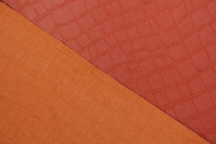 Tomato Leather Orange - Croco